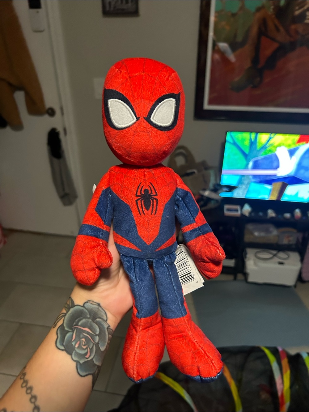 Spiderman Red and Blue Plush Stuffed Toy